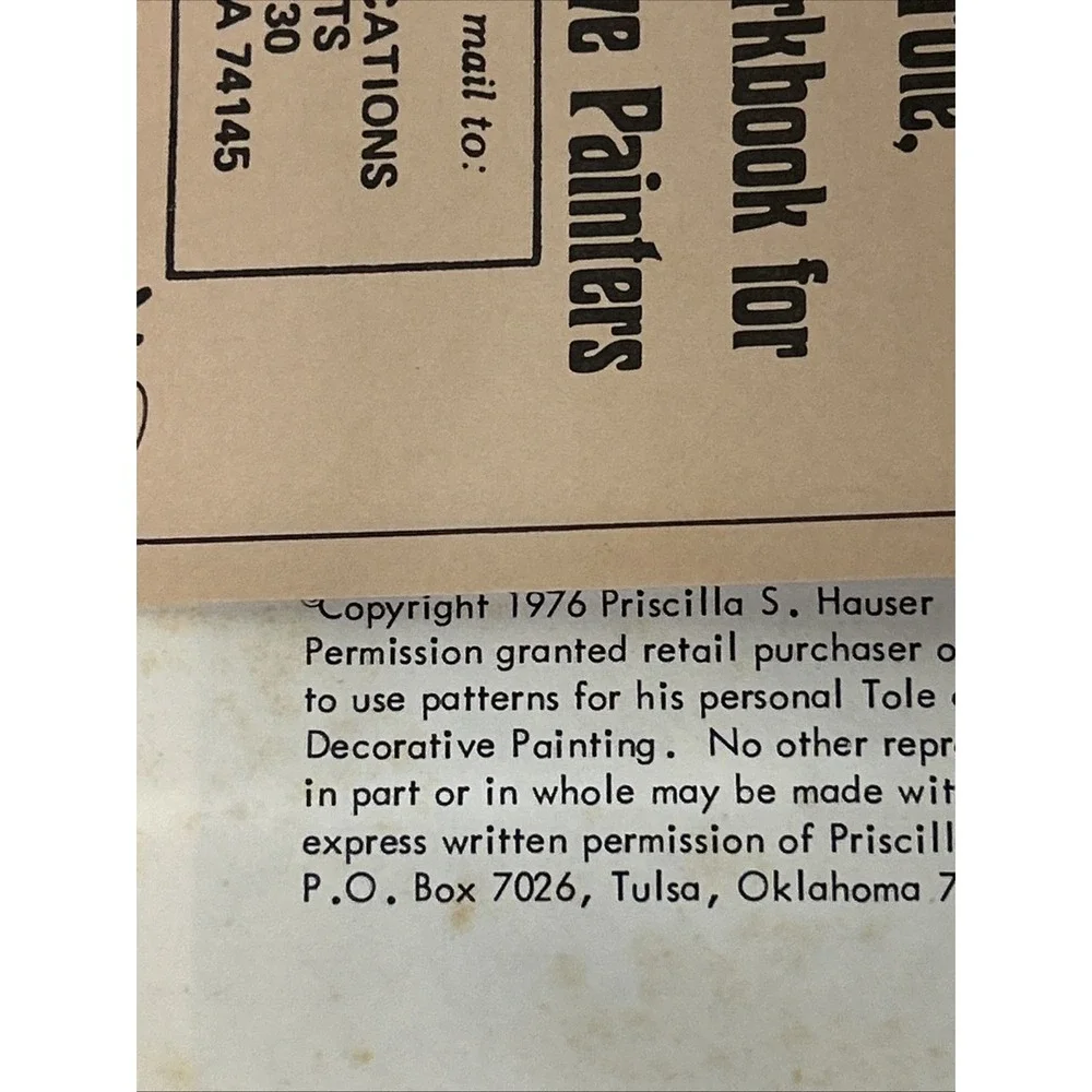 TOLE PRISCILLA HAUSER &HERTA IDEA BOOKS PAINTING‎ BOOKS 1977,78 AND 80 VINT Book